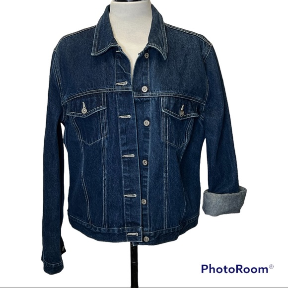 Painted Denim Jacket Size 12/14 - Picture 3 of 5